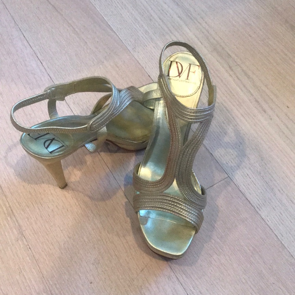 Gold heels